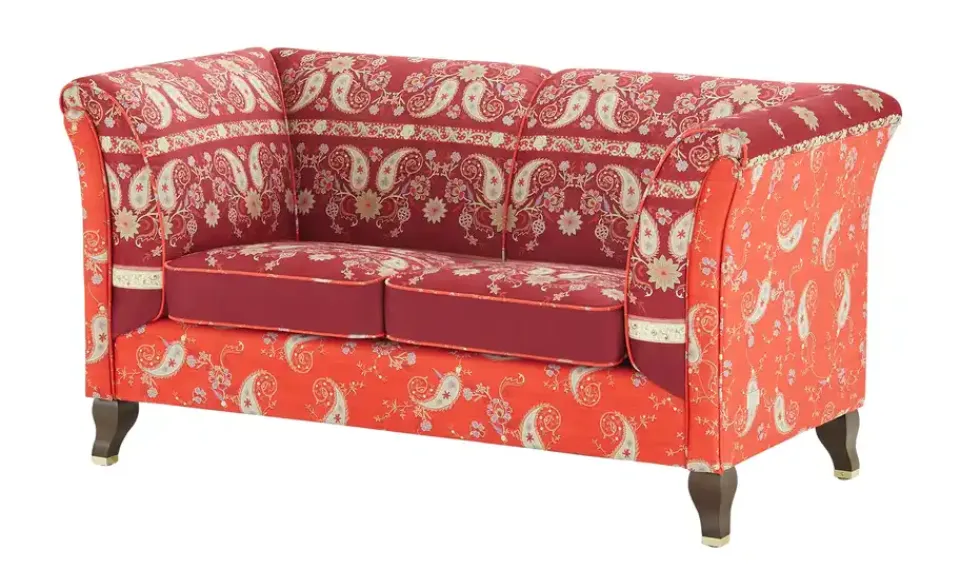 bassetti by SCHRÖNO Einzelsofas|2-Sitzer^Sofa Velours Ferrara