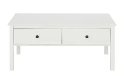 Clearance Couchtisch aus Massivholz Kiefer,Weiß
