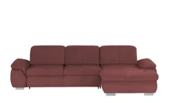 Best Ecksofa Bordeauxrot