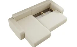 Best Ecksofa mit Schlaffunktion Pianio Dunkelbeige