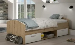 Kinder Jugendbetten|Jugendsofas^Einzelbett mit Schubladen