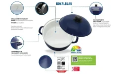 Best ELO Fleischtopf 20cm Royal Blau