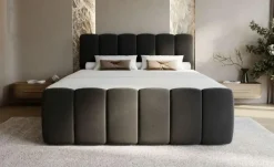 Best GrainGold Boxbett mit Stauraum Cloud Box Schwarz