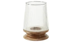 Best HOME STORY Windlicht holzfarben,transparent