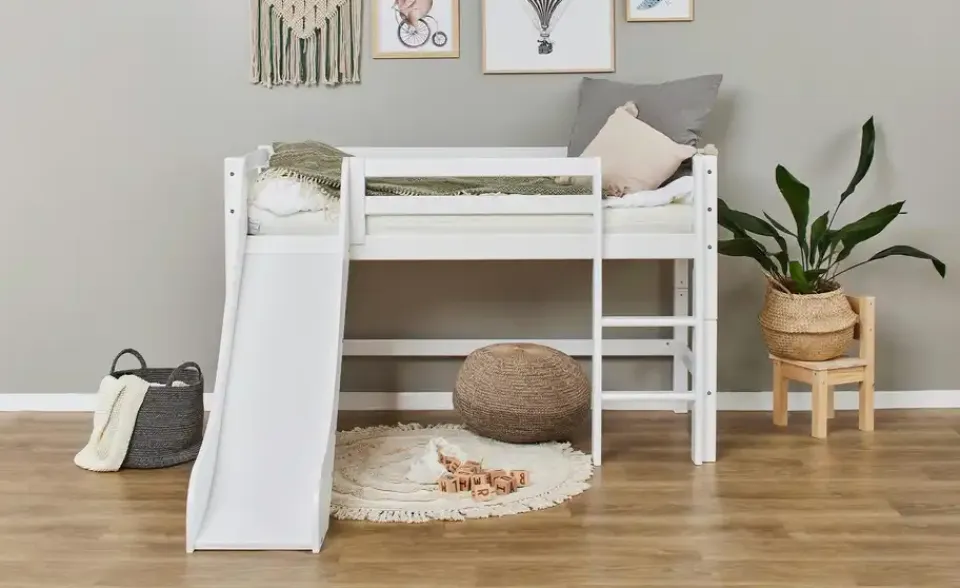 Best Hoppekids Hochbett Weiß