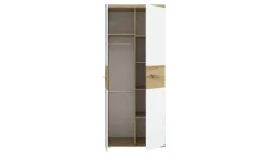 Hot Kleiderschrank Eiche Artisan (Nachbildung),Weiß
