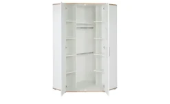 New Mia & Mo Eck-Kleiderschrank Clea Weiß