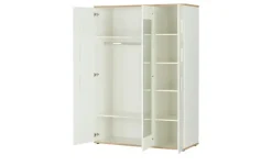 Hot Mia & Mo Kleiderschrank Clea Weiß,Eiche (Nachbildung)