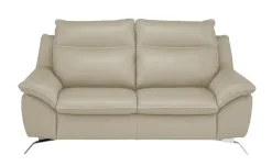 Best Natuzzi Editions Sofa aus Echtleder Orlando Champagner