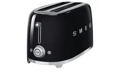 Discount smeg 4-Scheiben-Toaster TSF02BLEU Schwarz