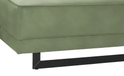 Best SOHO Ecksofa aus recyceltem Leder Sanja Grün