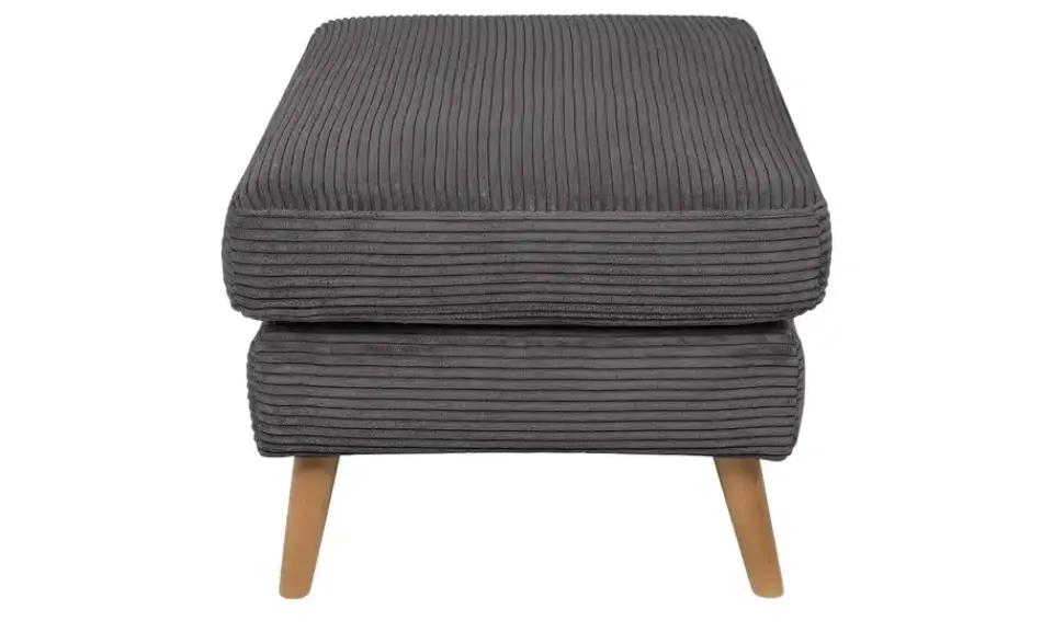 Best SOHO Polsterhocker Anthrazit