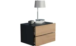 Discount Wandschublade Weiß,Asteiche (Nachbildung)