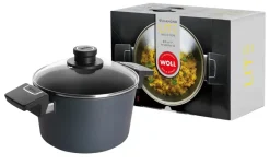 WOLL Gusstopf mit Deckel Diamond Lite Schwarz